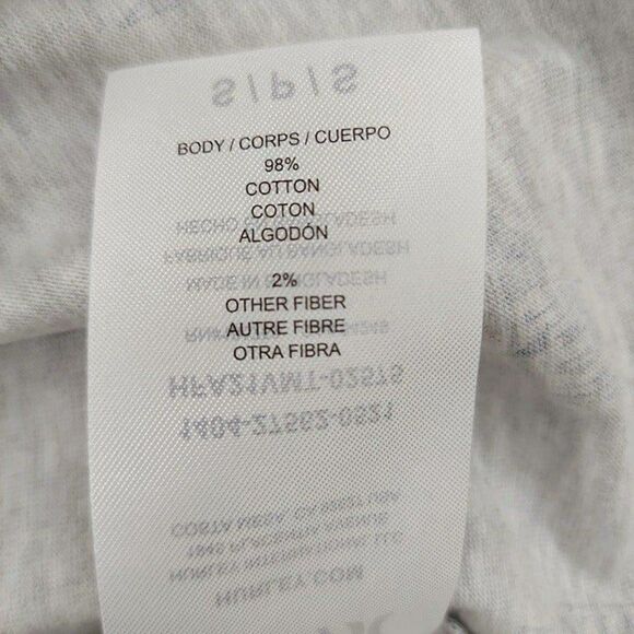 Hurley T-Shirt Mens Small Gray Short Sleeve Crew Neck Allover Logo Cotton Blend - Picture 12 of 12